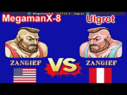 Street Fighter II': Hyper Fighting - MegamanX-8 vs Ulgrot FT10