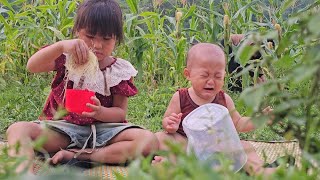 Because the child has an accident in the baby, the new house is very difficult to complete.