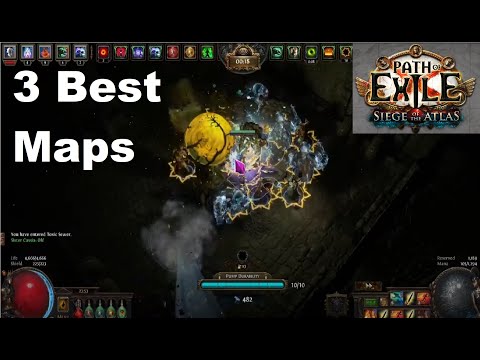 [POE 3.17] 3 Best Maps For Farming Blight Encounters in 3.17 Archnemesis Siege of the Atlas - 937