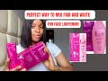HOW TO PRO MIX FAIR AND WHITE SO WHITE FOR FACE LIGHTENING