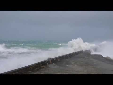 Alderney Breakwater by Chris Cauvain.
