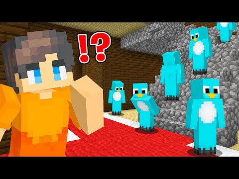 Hide and Seek with 100 Friends in Minecraft
