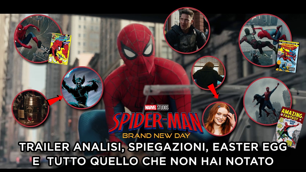 SPIDER-MAN BRAND NEW DAY: TRAILER ANALISI, EASTER EGG E TUTTO QUELLO CHE NON HAI NOTATO