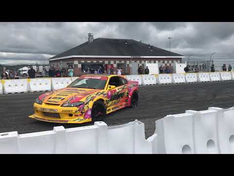 Formula drift Erie- Adam LZ in the burn out box