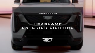 Cadillac ESCALADE IQ Headlamp and Exterior Lighting | Cadillac