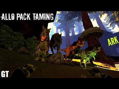 TAMING AN ALLOSAURUS PACK (E12) - ARK: Survival Evolved