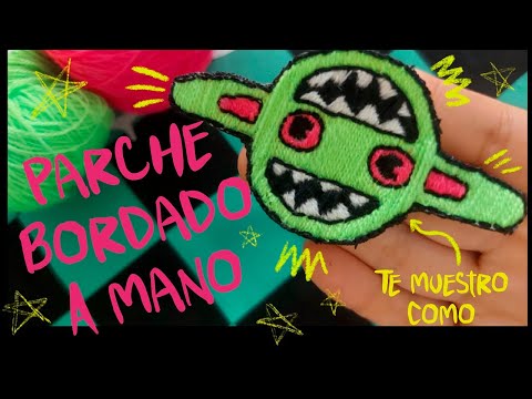 PARCHE BORDADO A MANO DIY