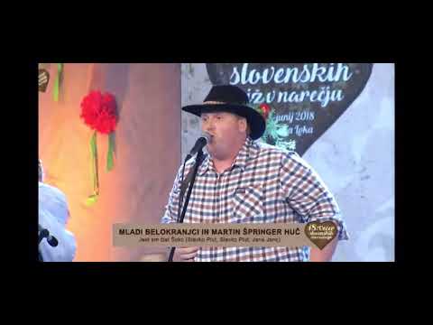 Mladi Belokranjci in Martin Špringer Huč - Jest sm čist Šokc (LIVE 18. Večer slovenskih viž)