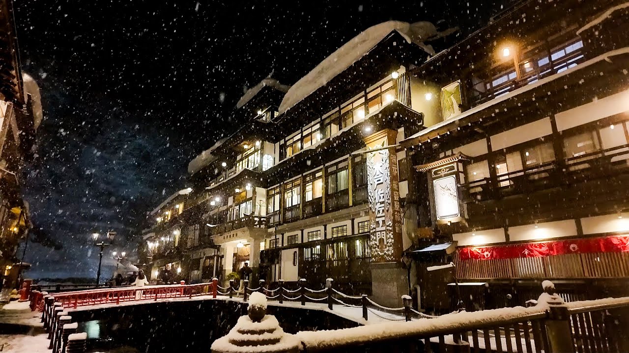 【銀山温泉】豪雪地帯の真冬に佇む秘境の温泉街に行ってきました｜御宿やなだ屋