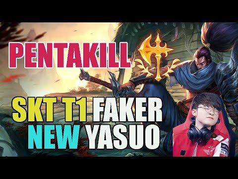 SKT T1 Faker Play Yasuo Mid Pro Replays