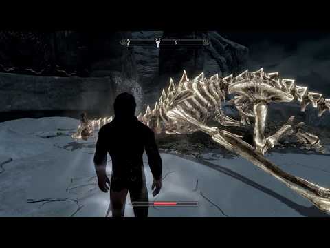 Skyrim - Elder Dragon 1 hit sneak attack