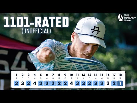 Every Shot from Isaac Robinson’s -15 Round 2 | 2025 European Disc Golf Festival