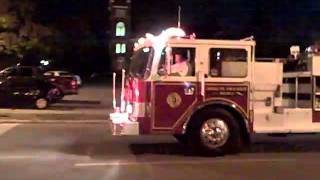 preview picture of video 'Fire Truck Only Parade 2011 (The Moodidays Day 10, October 10, 2011)'