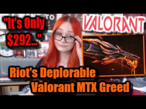 Riot's Deplorable MTX Greed | Charging $300 For Elderflame Skin In Valorant, A MONTH OLD Game