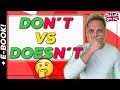 DON´T oder DOESN´T | Simple Present Verneinung / Unterschiede, Beispiele + Übungen