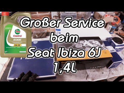 Großer Service beim Seat Ibiza 6J 1,4L.
