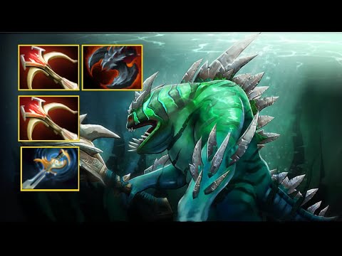 "WTF" Build Tidehunter Offlane | Dota 2  New Meta Highlights 7.29