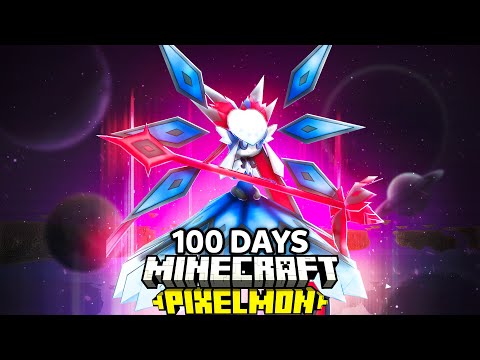 I Spent 100 DAYS In LEGENDARY FUSION POKEMON! (Minecraft Pixelmon)