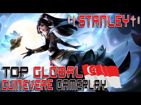 Guinevere Hybrid Build Hyper Carry | Lady Crane Skin Gameplay from Top Global ꧁༒Stanley༒꧂ | MLBB
