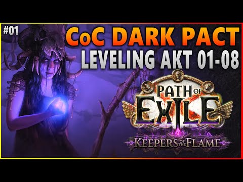 Ganz wilden neuen Build leveln | CoC Dark Pact - Occultist #01 - Leveling Akt 01-08 | PoE 3.27