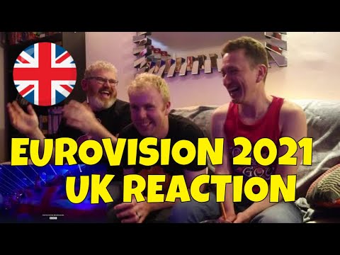 EUROVISION 2021 - UNITED KINGDOM - FINAL - REACTION - James Newman - Embers
