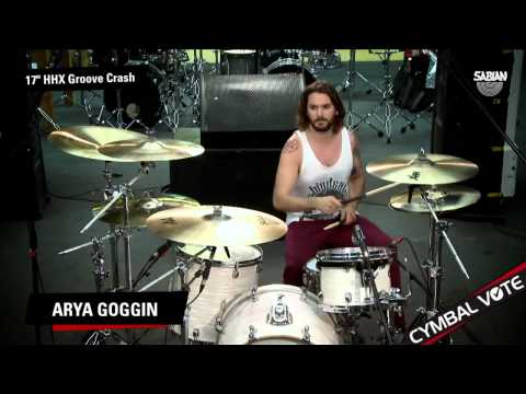 CYMBAL VOTE - Arya Goggin Demo's the 17" HHX Groove Crash