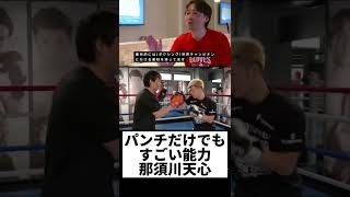 パンチだけでもスゴい那須川天心 #rizin切り抜き #rizin #那須川天心 #ボクシング