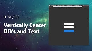 How to vertically center a DIV using Flexbox  (HTML/CSS)
