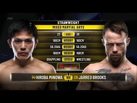 Jarred Brooks vs Hiroba Minowa full fight