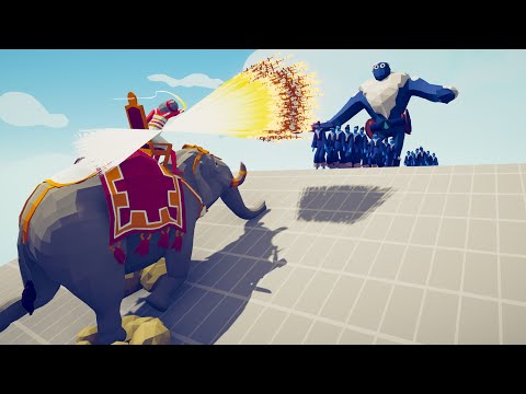 SACRED ELEPHANT GOD vs EVERY FACTION - Totally Accurate Battle Simulator TABS