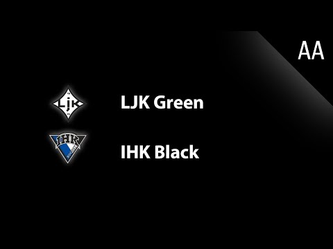U14 AA LJK Green -  IHK Black
