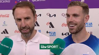 Jordan Henderson and Gareth Southgate on England's 3-0 win over Senegal | ITV Sport video