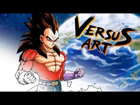 Drawing VEGETA Super Saiyan 4 | Dragon Ball GT