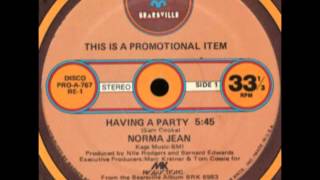 Norma Jean - Having A Party (Special Disco Version)