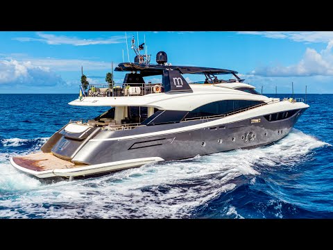 $6.9 Million Superyacht Tour : 2017 Monte Carlo MCY 105
