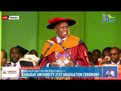 Gideon Moi's speech during the 21st Kabaraka University Graduation Ceremony