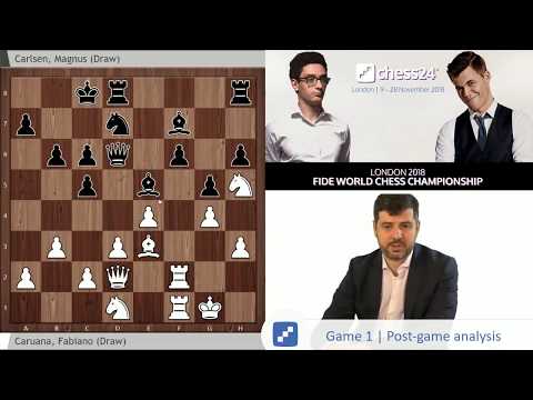 Svidler's Caruana-Carlsen Game 1 Analysis - 2018 FIDE World Chess Championship