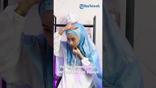 TUTORIAL HIJAB SYAR'I untuk Wajah Bulat Segi Empat Jadi Pashmina, Sesimple Itu!