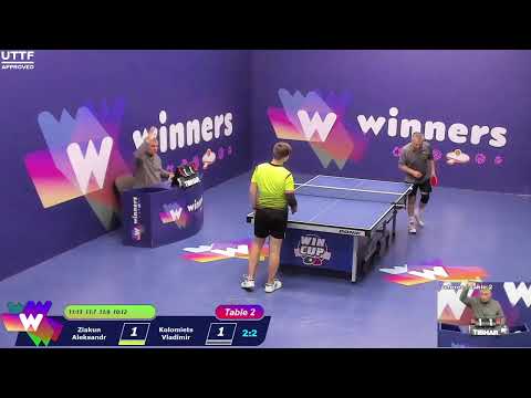 WINners CUP table 2  19.01 Ziakun Aleksandr - Kolomiets Vladimir  14:30