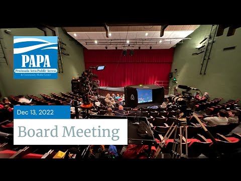 PAPA Board Meeting - Dec 13, 2022