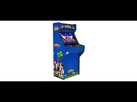 Sonic The Hedgehog 27 Inch full size arcade machine with 120w subwoofer, LEDs Underneath