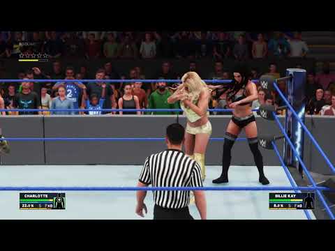 WWE 2K18 Smackdown Live Charlotte Flair vs Billie Kay: April 17, 2018