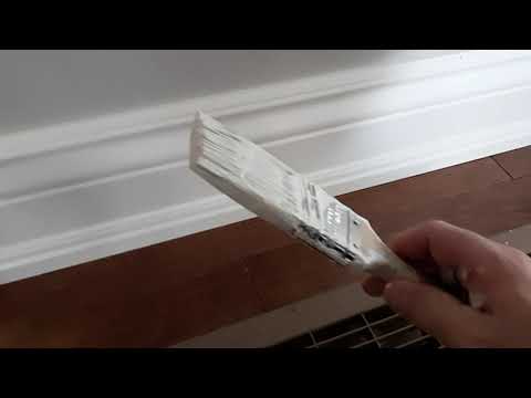 How to paint baseboard on hardware floor