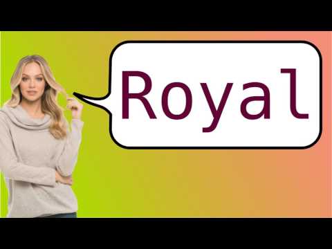 How to say 'royal' in French?