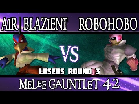 Melee Gauntlet 42 - AiR | Blazient (Falco) vs Robohobo (C. Falcon, Fox)