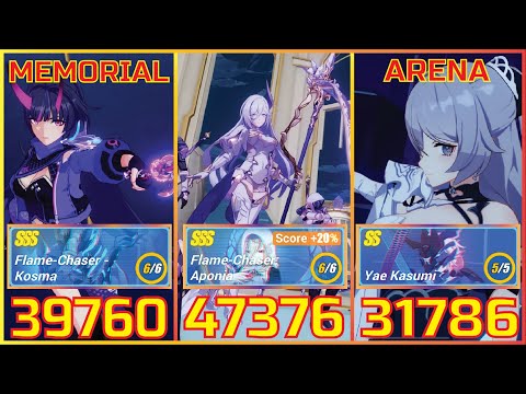 Exalted Memorial Arena - Aponia / Kosma / Yae kasumi - (118,922) - [Honkai Impact 3]