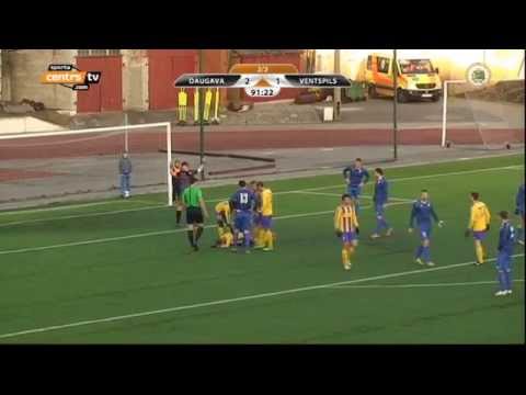 04.04.14 Kaspars Dubra scores goal vs FC Daugava (Latvijas Kauss1/4)_video sportacentrs.com