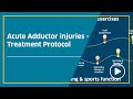 Acute Adductor Injuries Treatment Protocol