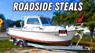 The BEST Boat Deals On The Side Of The Road!!!