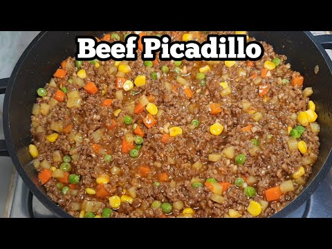 BEEF PICADILLO Filipino style | How to make Picadillo...